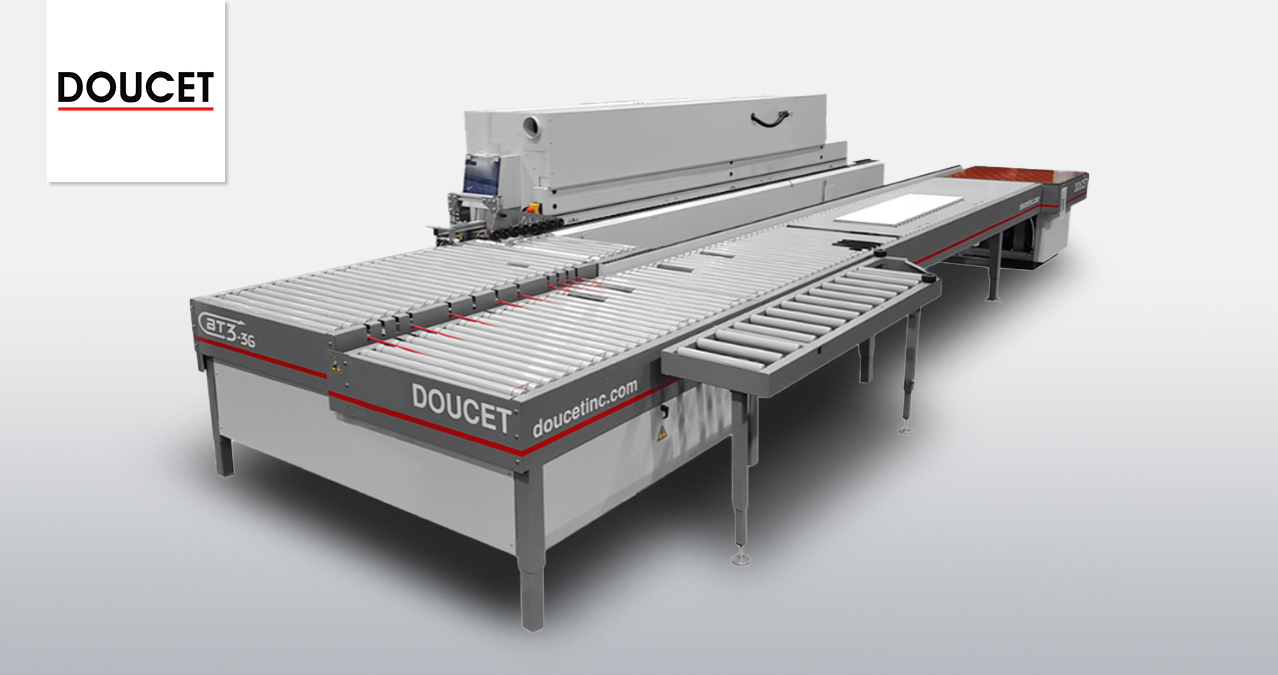 DOUCET BT3 Edgebander Return Conveyor - Akhurst Machinery LTD